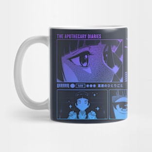 Maomao Gloomy Halftone Fanart Design Colored Mug